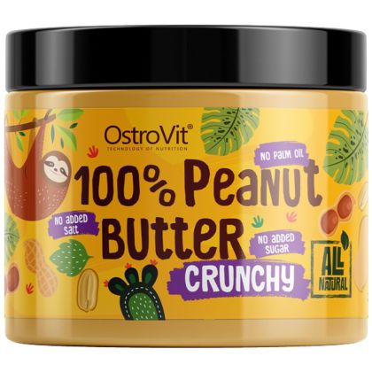 OstroVit  100% Peanut Butter Crunchy  [500 грама]