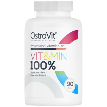 OstroVit  100% Vit&Min  [90 Таблетки, 45 Дози]