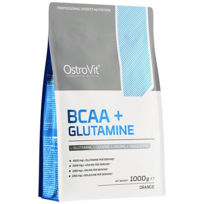 OstroVit  BCAA + GLUTAMINE Powder  [1000 грама, 100 Дози]