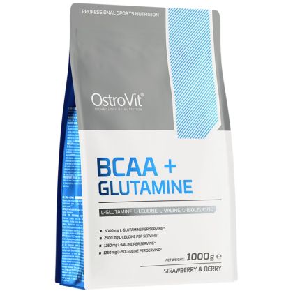 OstroVit  BCAA + GLUTAMINE Powder  [1000 грама, 100 Дози]