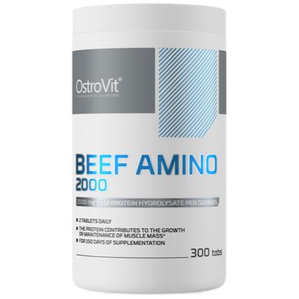 OstroVit  Beef Amino 2000  [300 Таблетки, 150 Дози]