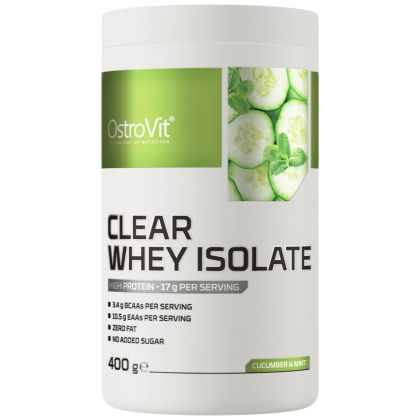 OstroVit  Clear Whey Isolate | 84% Whey Protein Isolate ~ Zero Fat & Carbs  [400 грама, 20 Дози]