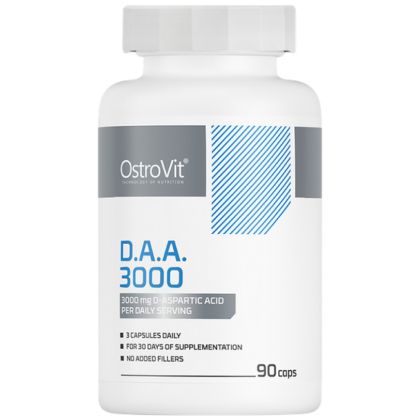 OstroVit  DAA 3000 | D-Aspartic Acid Caps  [90 капсули, 30 Дози]