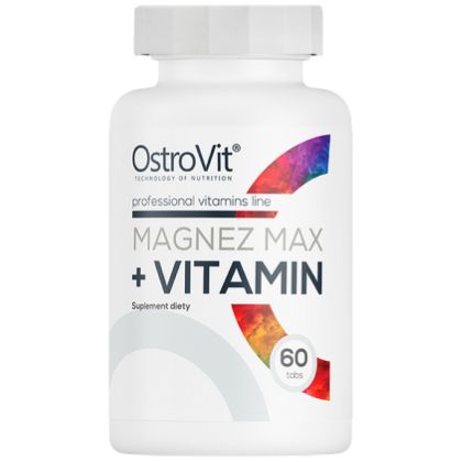 OstroVit  Magnez MAX + Vitamin  [60 Таблетки, 60 Дози]