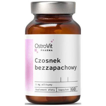 OstroVit  Odorless Garlic 1000 mg  [60 Гел капсули, 60 Дози]