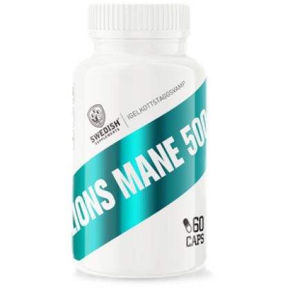 SWEDISH Supplements  Lion's Mane 500  [60 капсули, 60 Дози]
