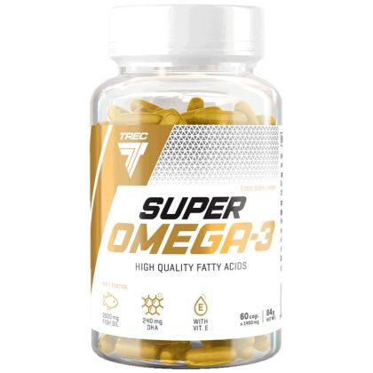 Trec Nutrition  Super Omega-3  [120 Гел капсули, 60 Дози]