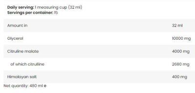 BAD ASS  BAD ASS Pump Liquid  [480 мл, 15 Дози]