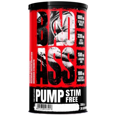 BAD ASS  Bad Ass PUMP Stim-Free Formula  [350 грама, 40 Дози]