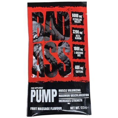 BAD ASS  Bad Ass PUMP | Complete Pre-Workout Formula  [17.5 грама, 1 Доза]