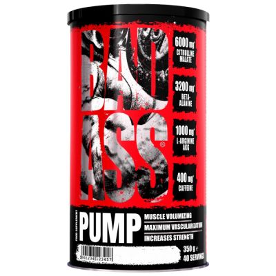 BAD ASS  Bad Ass PUMP | Complete Pre-Workout Formula  [350 грама, 40 Дози]