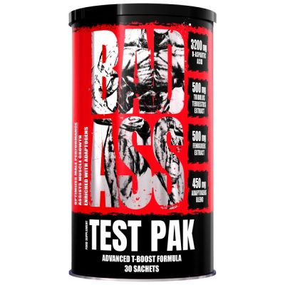 BAD ASS  Bad Ass Test Pak | Advanced T-Boost Formula  [30 Пакета, 30 Дози]