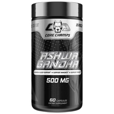 Core Champs by Kai Greene  Ashwagandha 500 mg  [60 капсули, 60 Дози]