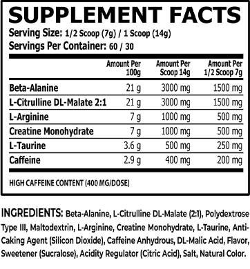 Core Champs by Kai Greene  RDX Pre-Workout  [420 грама, 30 Дози]