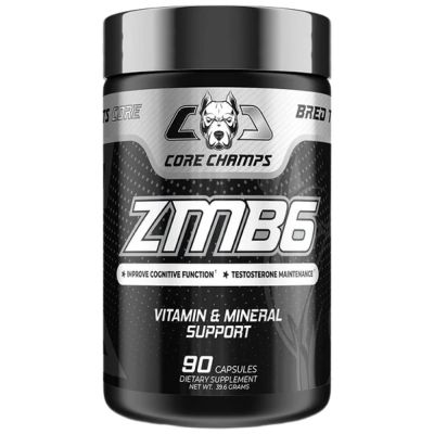 Core Champs by Kai Greene  ZMB6 | Zinc, Magnesium & B6  [90 капсули, 30 Дози]