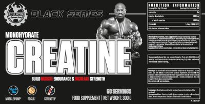 Dexter Jackson Signature Series  Black Series | Creatine Monohydrate with Vitamin B6  [300 грама, 60 Дози]