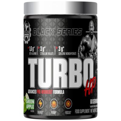 Dexter Jackson Signature Series  Black Series | Turbo HP Advanced Pre-Workout Formula  [300 грама, 60 Дози]