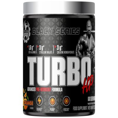 Dexter Jackson Signature Series  Black Series | Turbo HP Advanced Pre-Workout Formula  [300 грама, 60 Дози]