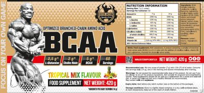 Dexter Jackson Signature Series  Gold Series | BCAA with L-Glutamine & L-Citrulline Malate  [420 грама, 60 Дози]