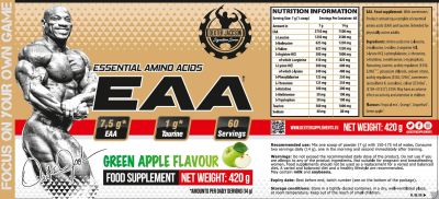 Dexter Jackson Signature Series  Gold Series | EAA Powder ~ Essential Amino Acids + Taurine  [420 грама, 60 Дози]