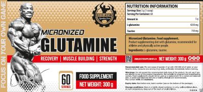 Dexter Jackson Signature Series  Gold Series | Micronized Glutamine with Taurine  [300 грама, 60 Дози]