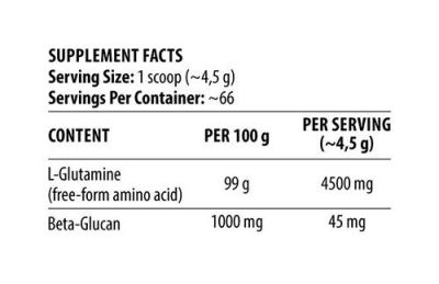 Dorian Yates Nutrition  The Glutamine | Ultimate Muscle Defender  [300 грама, 60 Дози]