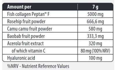 FA Nutrition  Beauty Marine Collagen / with Superfoods and Hyaluronic Acid  [210 грама, 30 Дози]