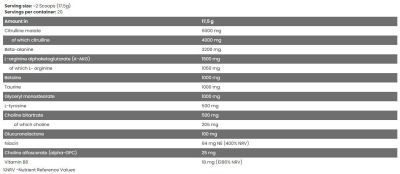 FA Nutrition  Core Plasma | Full Spectrum Non-Stimulant PreWorkout  [17.5 грама, 1 Доза]