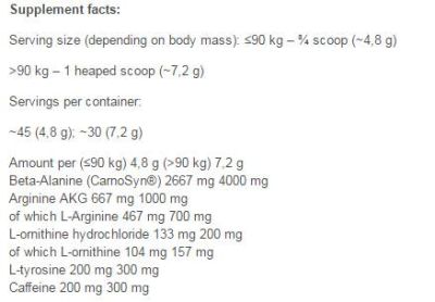 FA Nutrition  CORE Pump Energizer  [216 грама, 30 Дози]