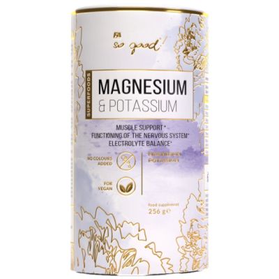 FA Nutrition  Magnesium & Potassium with Stevia | So Good! Series  [256 грама, 50 Дози]