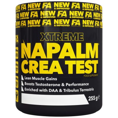 FA Nutrition  Napalm Crea Test | with DAA & Tribulus  [255 грама, 30 Дози]