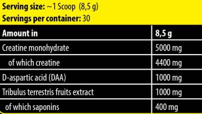 FA Nutrition  Napalm Crea Test | with DAA & Tribulus  [255 грама, 30 Дози]