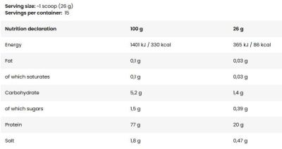 FA Nutrition  NAPALM Hydro Whey Clear  [390 грама, 15 Дози]