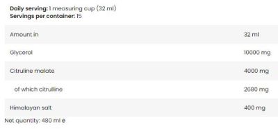 FA Nutrition  Napalm Muscle Pump Serum  [480 мл, 15 Дози]