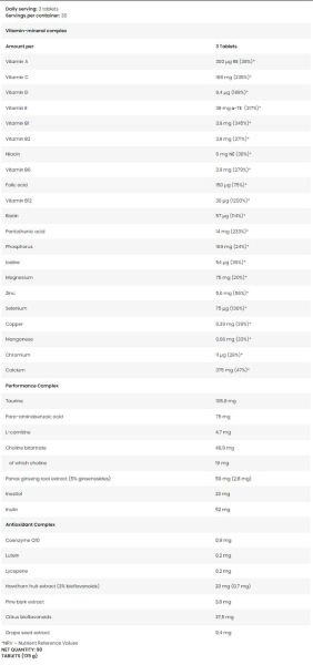 FA Nutrition  Vita Active Complex  [90 Таблетки, 30 Дози]