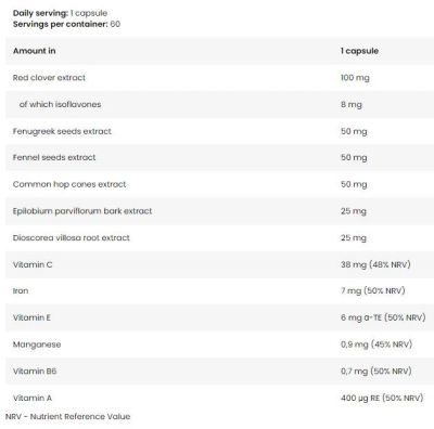 FA Nutrition  Women Vitamins + Herbs | Hormonal Regulation  [60 капсули, 60 Дози]