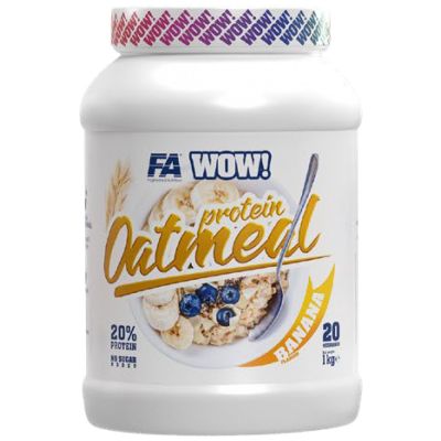 FA Nutrition  WOW ! Protein Oatmeal | 20% Protein - No Sugar Added  [1000 грама, 50 Дози]