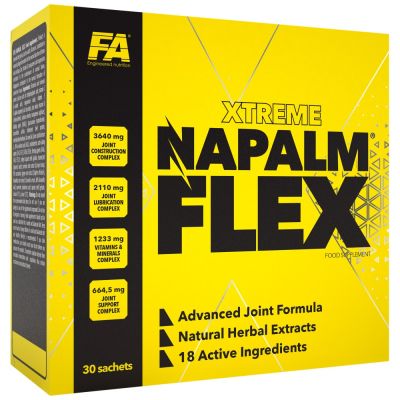 FA Nutrition  Xtreme Napalm Flex | Advanced Joint Formula  [30 Пакета, 30 Дози]