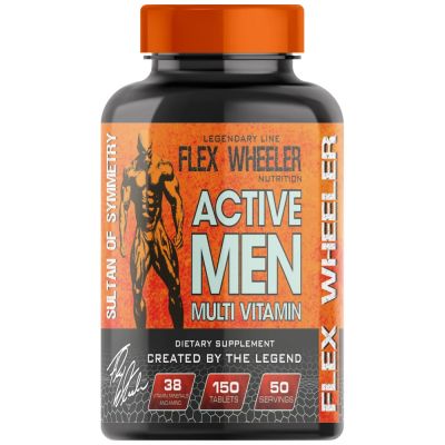 Flex Wheeler Signature Series  Active Men Multi Vitamin  [150 Таблетки, 50 Дози]