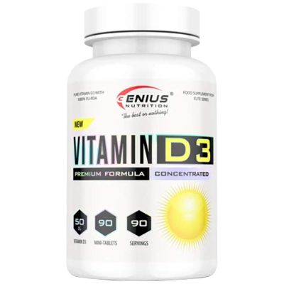 Genius Nutrition  Vitamin D3  [90 капсули, 90 Дози]