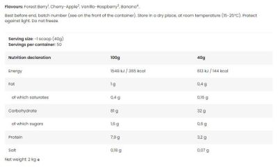 Kevin Levrone  Anabolic Cream of Rice | Low Sugar Delicious Carb Meal  [2000 грама, 50 Дози]