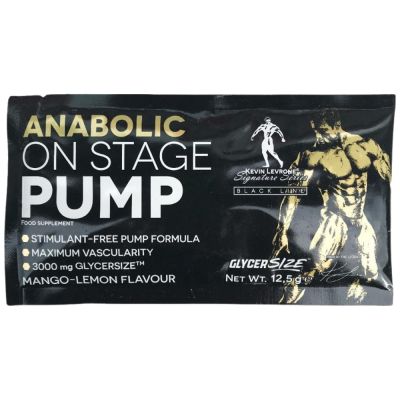 Kevin Levrone  Anabolic On Stage Pump | Stim-Free Pre-Workout Formula  [12.5 грама, 1 Доза]