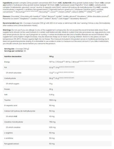 Kevin Levrone  Black Line / Anabolic Mass Gainer  [3000 грама, 30 Дози]