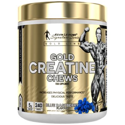 Kevin Levrone  Gold Creatine Chews | Creatine Monohydrate  [120 Дъвчащи таблетки, 24 Дози]