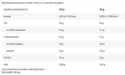 Kevin Levrone  GOLD DeLuxe Protein Bar  [12 x 48 грама]