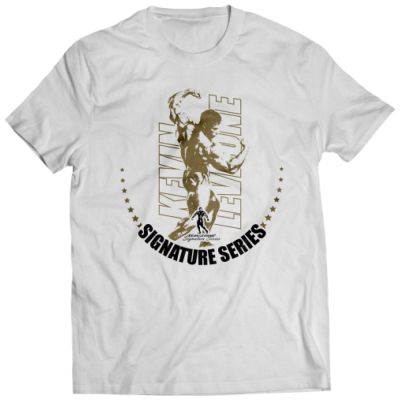 Kevin Levrone  Kevin Levrone T-Shirt | White-Gold
