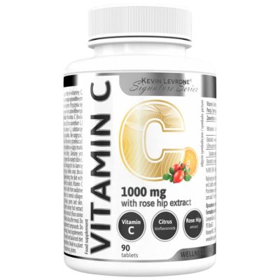 Kevin Levrone  Vitamin C 1000 / with Rose Hips and Bitter Orange  [90 Таблетки, 90 Дози]