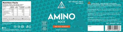 Lazar Angelov Nutrition  LA  Amino Rock | Whey Amino Tablets  [200 Таблетки, 50 Дози]