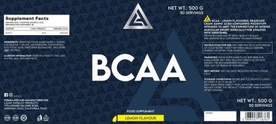 Lazar Angelov Nutrition  LA BCAA Powder  [500 грама, 50 Дози]
