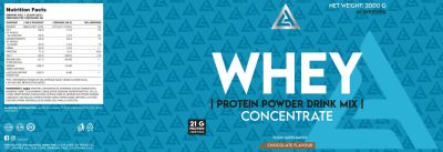 Lazar Angelov Nutrition  LA Whey Protein Concentrate | Premium Drink Mix  [2000 грама, 66 Дози]